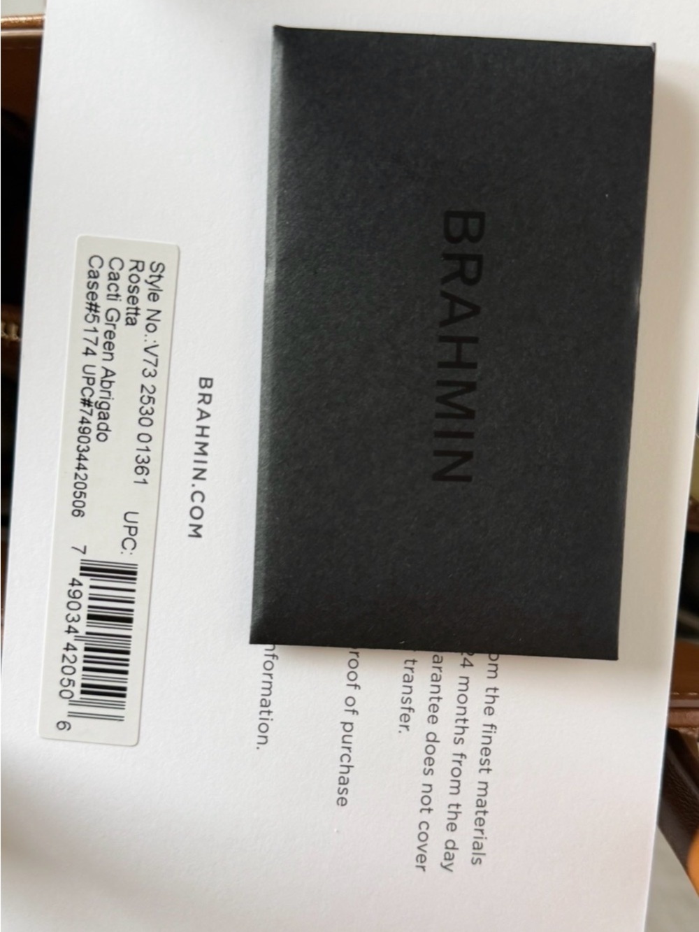 FIRM Brahmin Rosetta Cacti Green Abrigado Leather NWT $445 - Picture 15 of 16